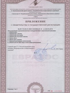 2015.03.25 Железногорск - Приложение к сертификату, Профили поливинилхлоридные системы Rehau.